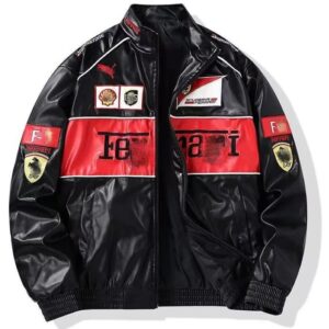 bmw racing jacket black