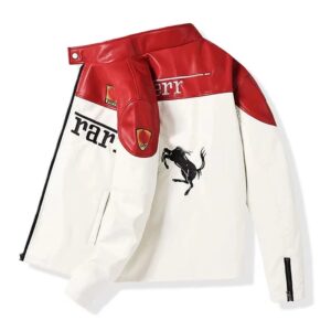 bmw racing leather jacket multicolor