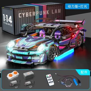 wireless cyberpunk rc car, multi color