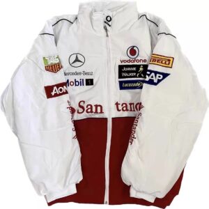 f1 embroidered racing jacket multicolor