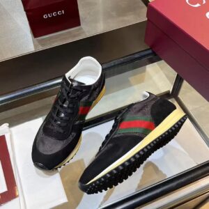gucci re motion sneakers black