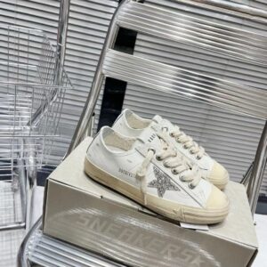 golden goose vstar2 sneakers white