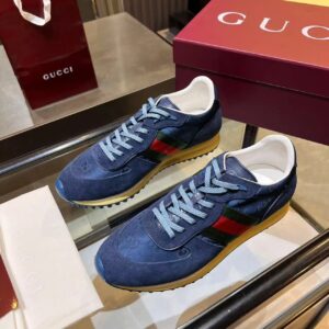 gucci re motion sneakers navy