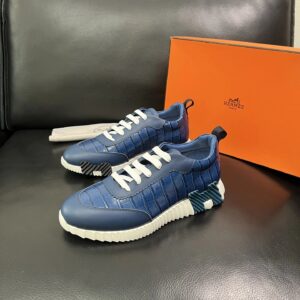 hermes bouncing luxury sneakers blue