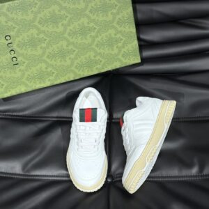 gucci re web sneakers white