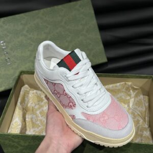 gucci re web sneakers pink
