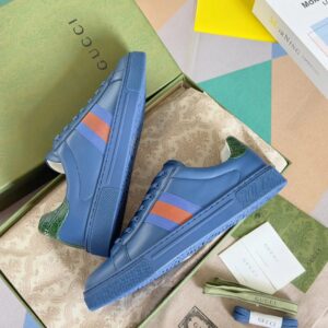 gucci ace bee sneakers blue