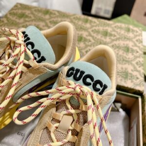 gucci run sneakers beige