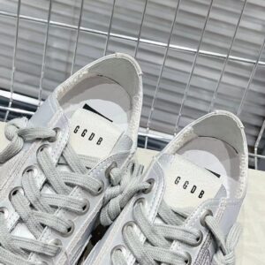 golden goose vstar2 sneakers silver
