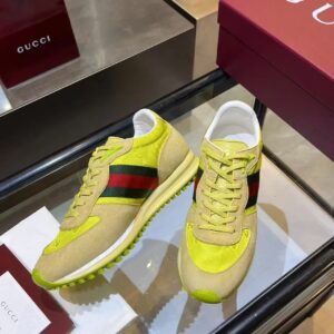 gucci re motion sneakers yellow