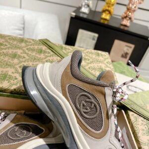 gucci run sneakers grey