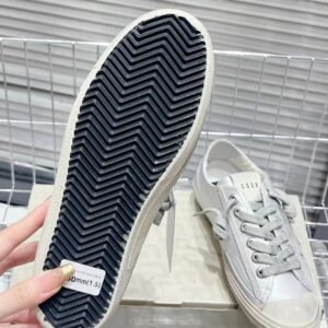 golden goose vstar2 sneakers silver