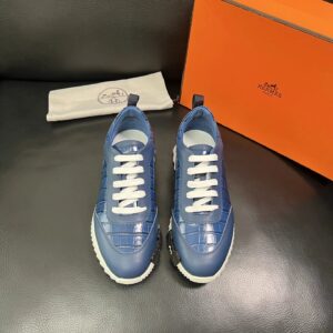 hermes bouncing luxury sneakers blue