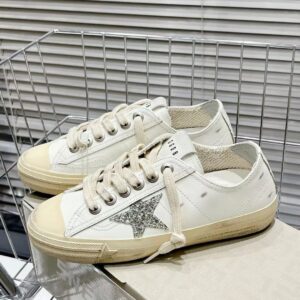 golden goose vstar2 sneakers white