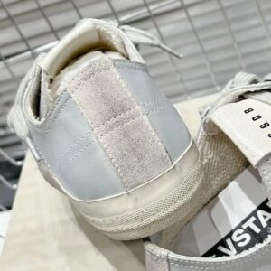 golden goose vstar2 sneakers silver