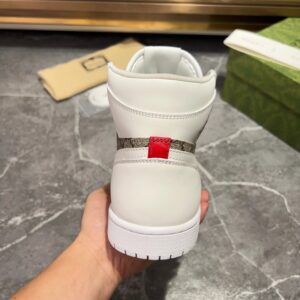 nike x air gucci premium sneakers white