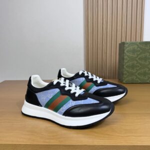gucci ​re motion premium sneakers black blue