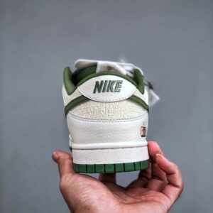 gucci x nike dunk low white green