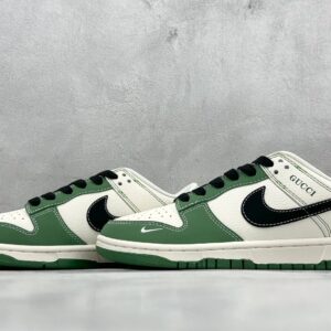 gucci x nike sb dunk low white green
