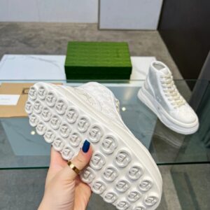 gucci platform sneakers white