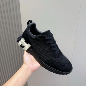 hermes bouncing sneakers black