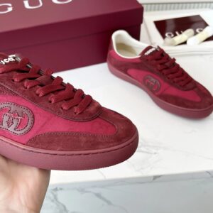 gucci 3d gg trainers red