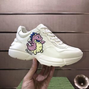gucci rhyton clunky sneakers white dragon