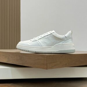 ferragamo napa leather sneakers white