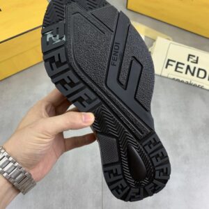 fendi flow casual sneakers cowhide multicolor