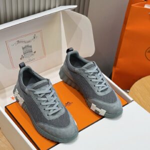 hermes bouncing sneakers grey