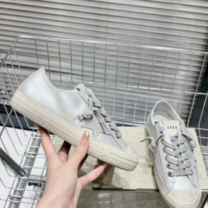 golden goose vstar2 sneakers silver