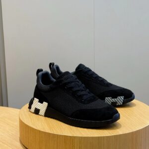 hermes bouncing sneakers black