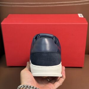 ferragamo premium cowhide sneake blue