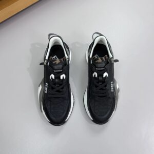fendi flow men's fashion sneakers black