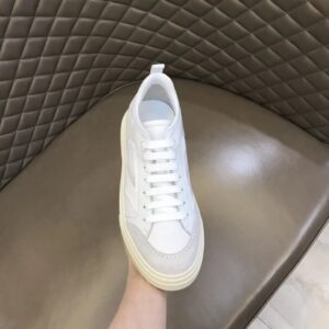 ferragamo multi material casual sneakers white