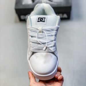 dc shoes white skate sneakers