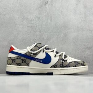 gucci x nike sb dunk low gray blue