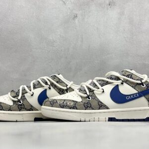gucci x nike sb dunk low gray blue