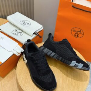 hermes bouncing sneakers black