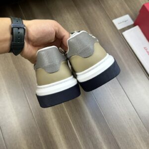 ferragamo trendy napa leather canvas sneakers beige