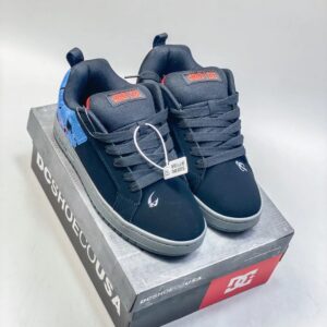 dc shoes street style sneakers, black