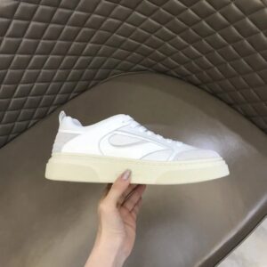 ferragamo multi material casual sneakers white