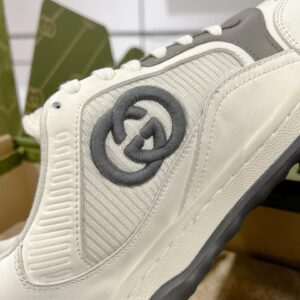 gucci lido mac80 sneakers white gray