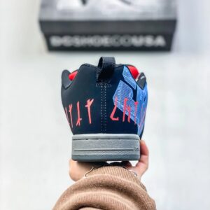 dc shoes street style sneakers, black