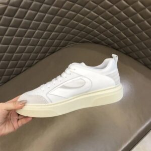 ferragamo multi material casual sneakers white