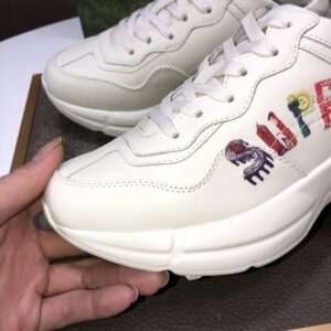 gucci rhyton clunky sneakers white supreme