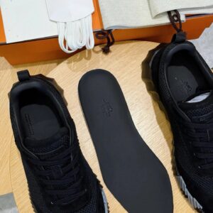 hermes bouncing sneakers black