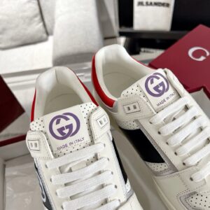 gucci sneakers white red