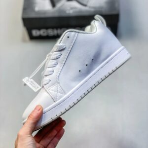 dc shoes white skate sneakers