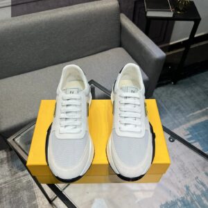 fendi flow men's fashion sneakers white